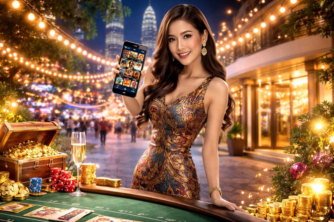 Meja baccarat Kuala Lumpur dengan corak batik